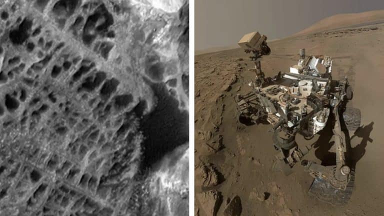 NASA descobre "teias de aranha" em Marte que podem conter sinais de vida alienígena
