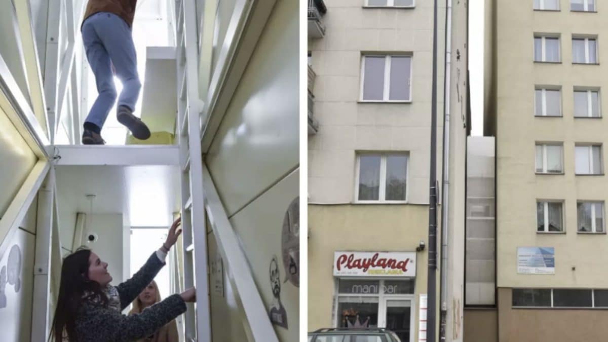 Por dentro da icônica casa conhecida como a 'mais estreita do mundo', com 91 cm de largura
