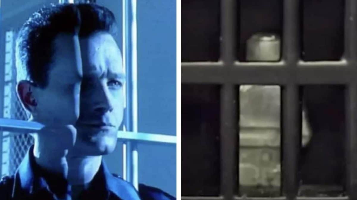 Robô se transforma em líquido para escapar de uma gaiola e depois volta ao normal, assim como em "O Exterminador do Futuro"