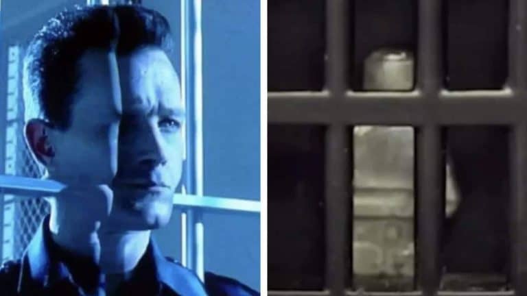 Robô se transforma em líquido para escapar de uma gaiola e depois volta ao normal, assim como em "O Exterminador do Futuro"