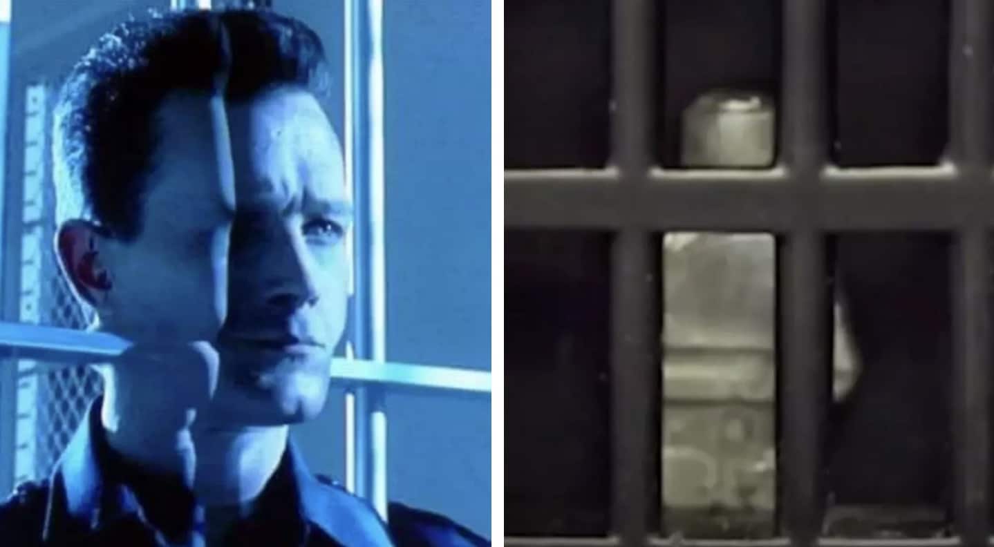 Robô se transforma em líquido para escapar de uma gaiola e depois volta ao normal, assim como em “O Exterminador do Futuro”