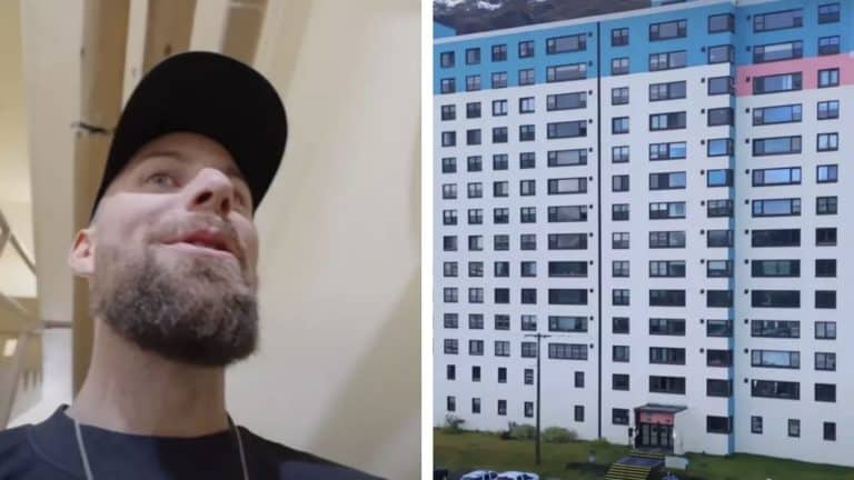 Homem visita cidade onde todos vivem em um único prédio e moradores passam meses sem sair para descobrir como sobrevivem