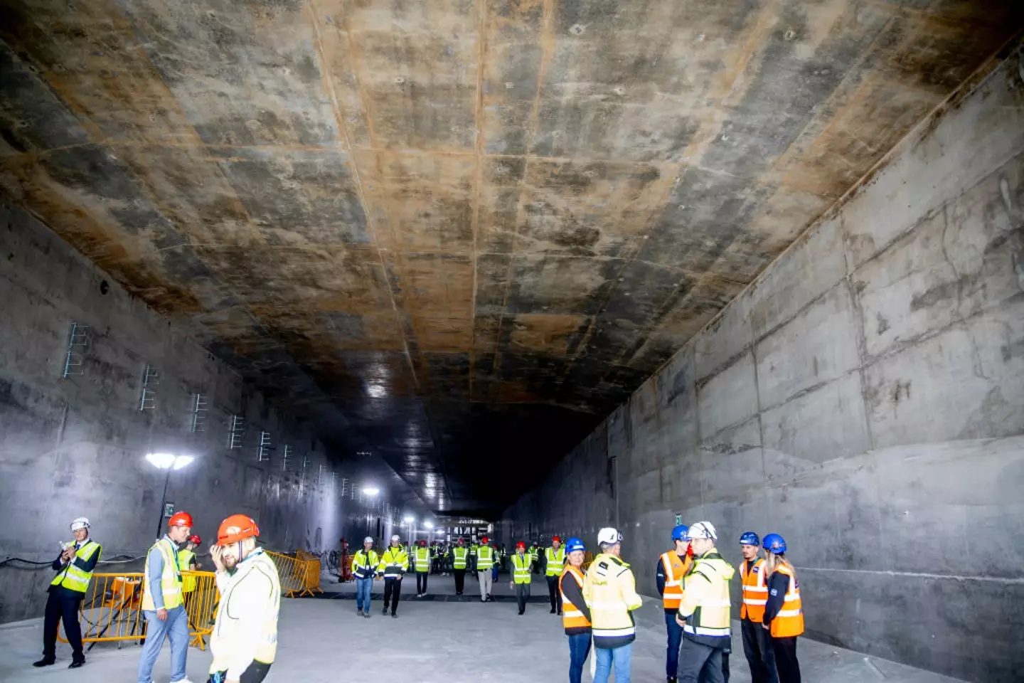 O ponto de entrada do Túnel de Fehmarn