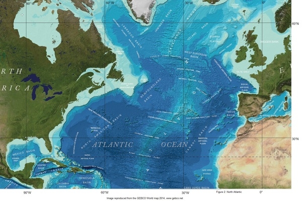 O túnel atravessaria o Oceano Atlântico.