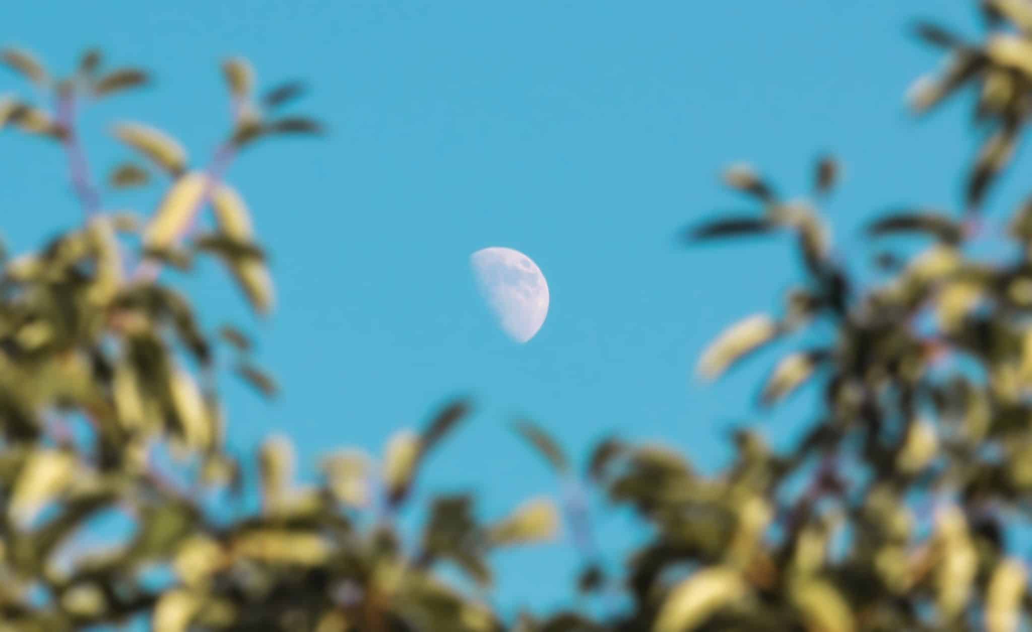 As pessoas estão começando a entender por que às vezes é possível ver a Lua durante o dia