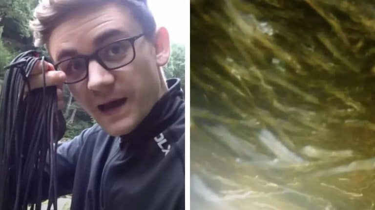 Homem deixa GoPro cair no 'rio mais perigoso do mundo' e as pessoas ficam perturbadas com o que há no fundo