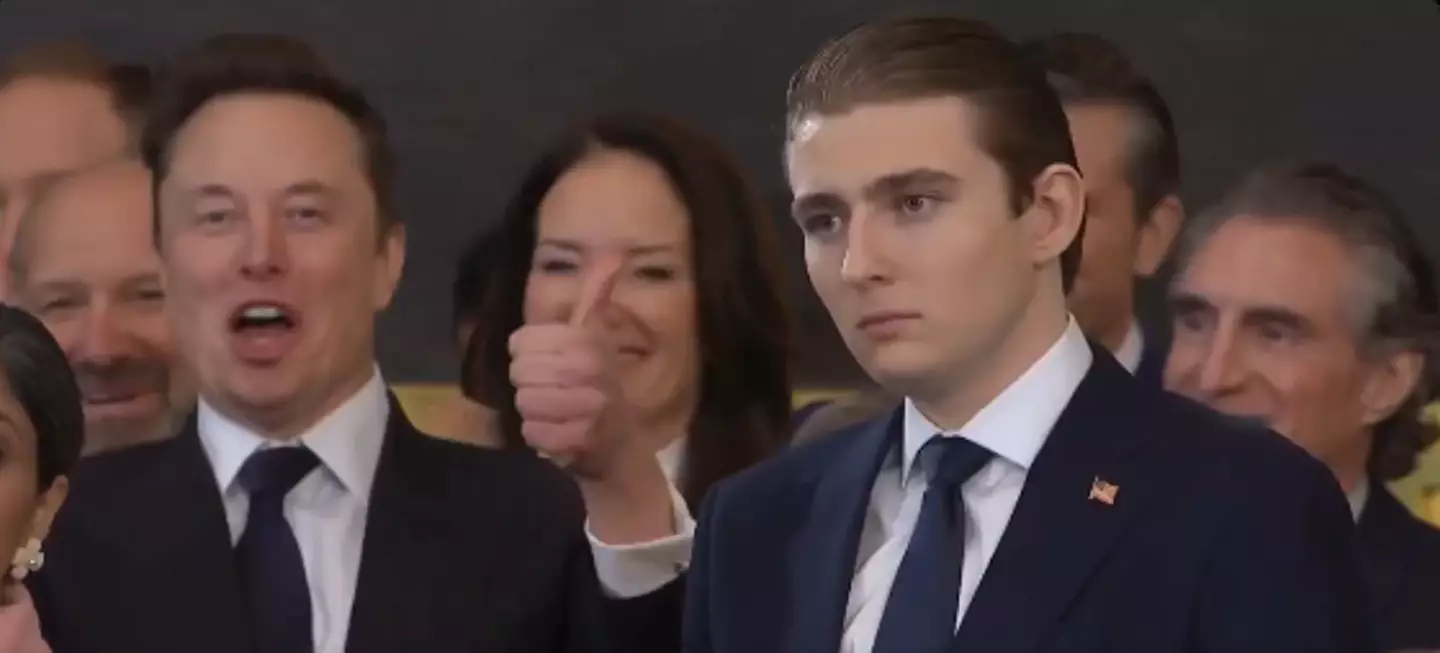 Parece que Barron Trump não compartilha da fascinação de Elon Musk por Marte.