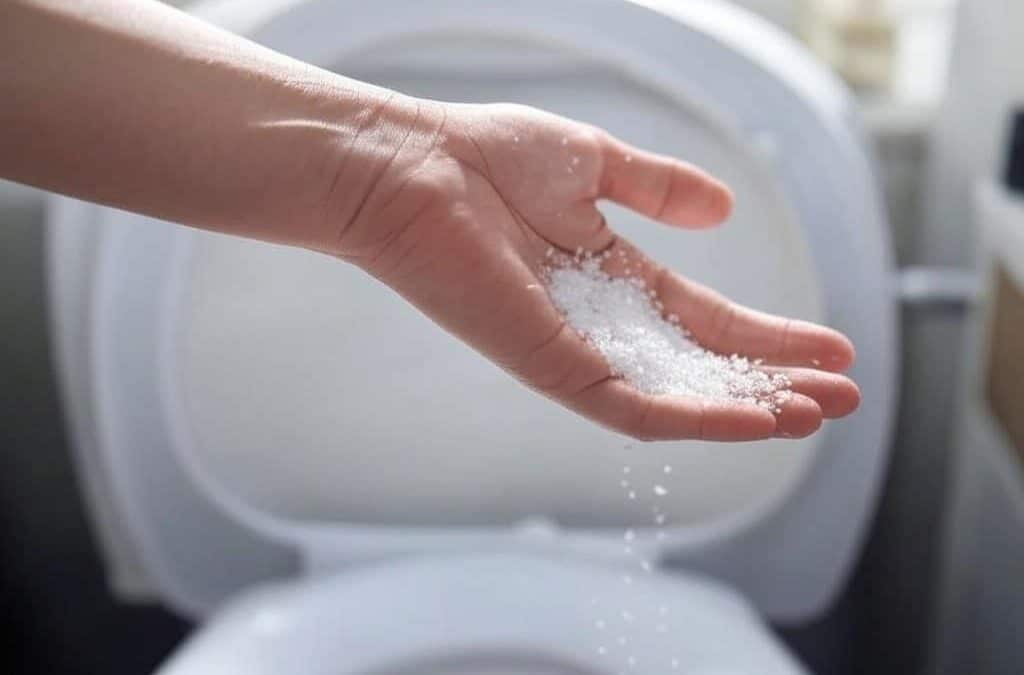 Por que jogar sal grosso no vaso sanitário e para que serve