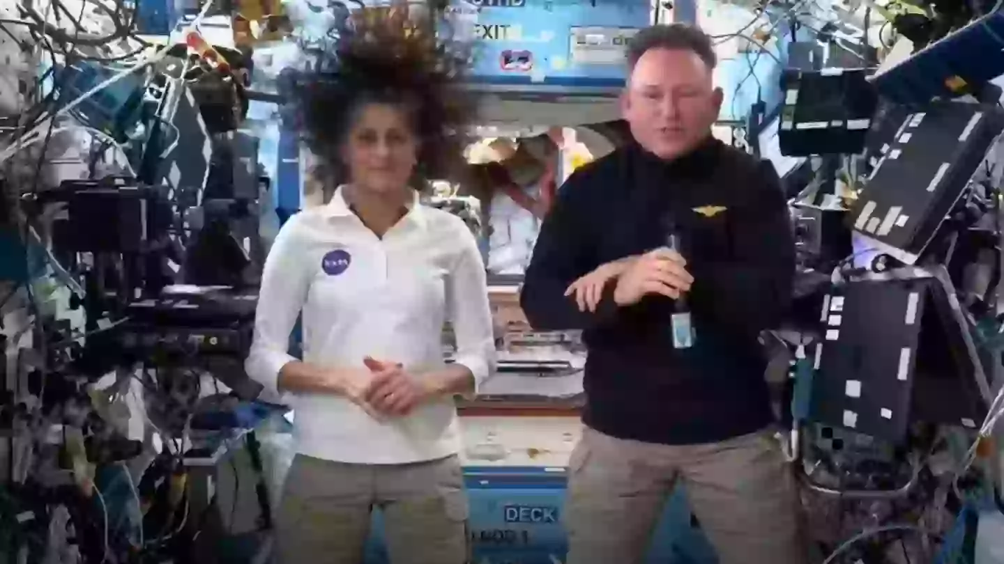 Suni Williams e Butch Wilmore estão presos na ISS desde junho (NASA)