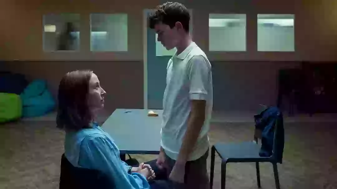 Jamie é acusado de assassinar sua colega de classe, Katie (Netflix)