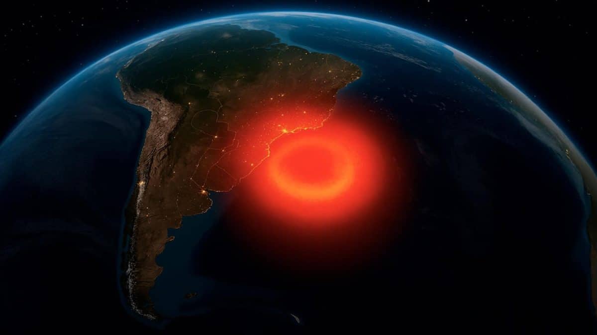 NASA alerta para "anomalia magnética" no Brasil