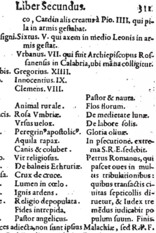 Antiga profecia vem à tona após a morte do Papa Francisco, aos 81 anos A profecia dos papas foi desprezada por especialistas (Wikimedia)