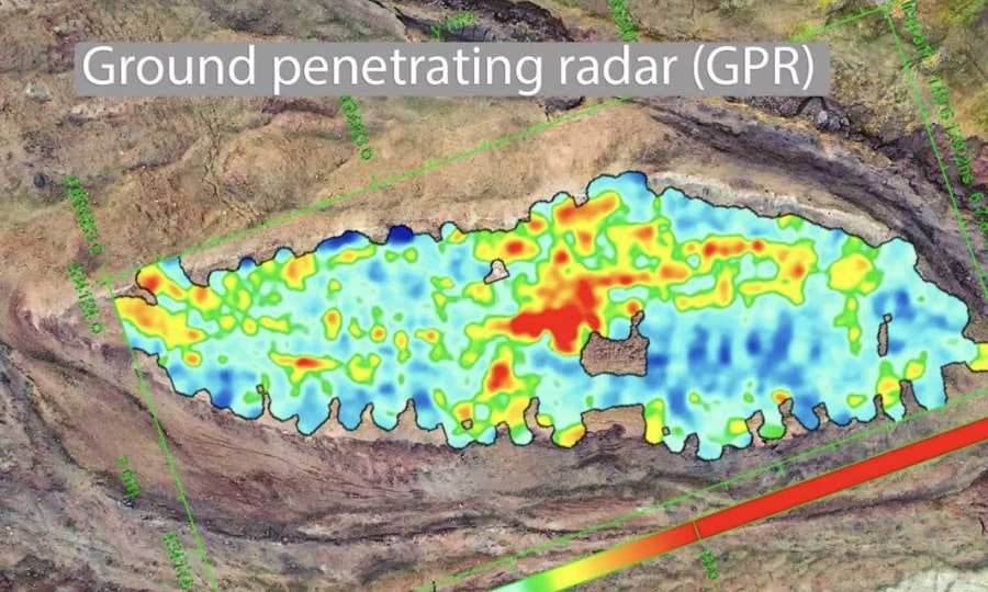 Cientistas afirmam ter encontrado a localização exata da Arca de Noé, com novos exames revelando detalhes 'inesperados' As varreduras do local (NoahsArkScans.com)
