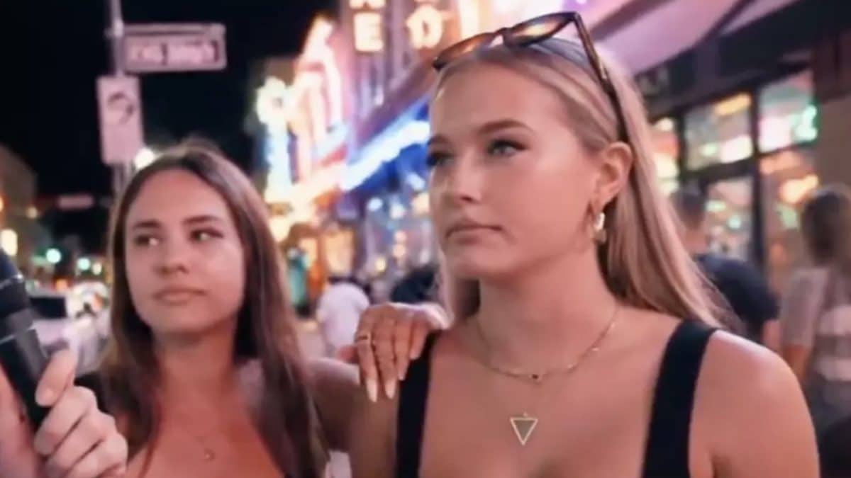 Entrevista de rua com duas garotas saindo da balada está assustando seriamente as pessoas