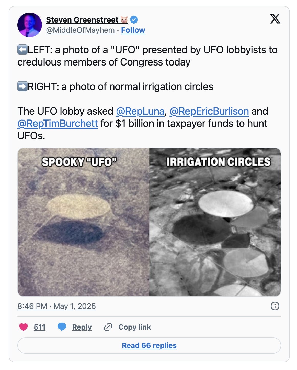 Imagem recém-divulgada afirma mostrar 'OVNI de 300 metros de largura', mas pessoas acham que encontraram um erro constrangedor Imagem recém-divulgada afirma mostrar 'OVNI de 300 metros de largura', mas pessoas acham que encontraram um erro constrangedor