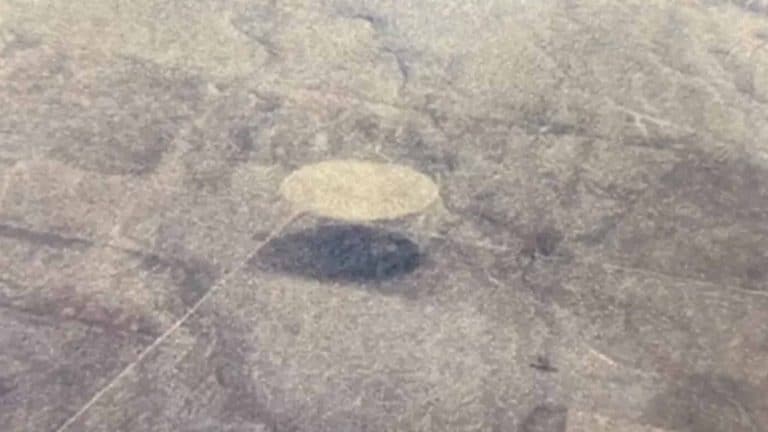 Imagem recém-divulgada afirma mostrar 'OVNI de 300 metros de largura', mas pessoas acham que encontraram um erro constrangedor