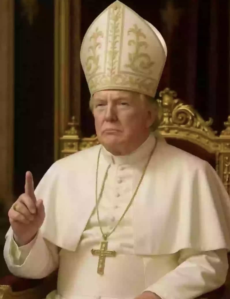 Donald Trump criticado por postar imagem 'totalmente inapropriada' após a morte do Papa Francisco Instagram/ @realdonaldtrump