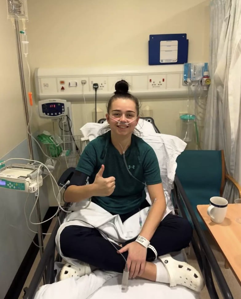 Boxeadora Georgia O'Connor morre aos 25 anos após alegar que médicos 'ignoraram' sintomas de câncer por quatro meses O'Connor revelou em janeiro que havia sido diagnosticada com câncer (Instagram/georgiaoconnor_1)