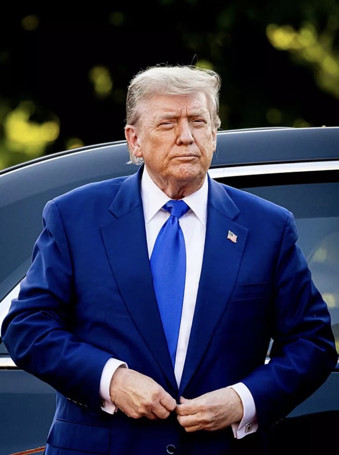 Donald Trump chegou à cúpula nos Países Baixos na terça-feira (24 de junho)