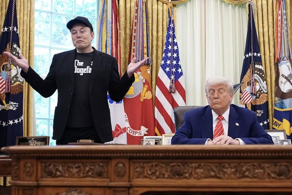 Casa Branca responde com firmeza ao ataque de Elon Musk a Trump após alegações de que ele está nos arquivos de Epstein Elon Musk e Donald Trump estão atualmente em conflito um com o outro