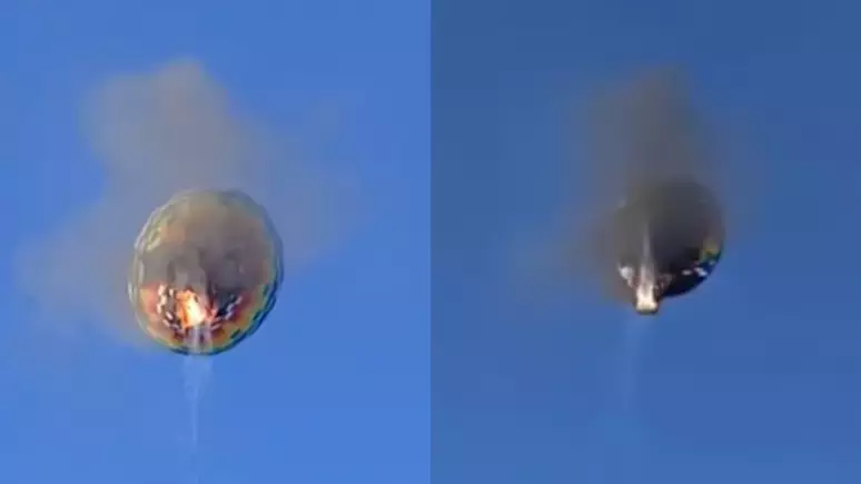 Tragédia em balão: 4 pessoas foram carbonizadas e outras 4 morreram em queda Tragédia em balão