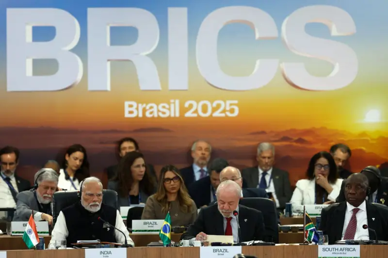 A cúpula dos Brics de 2025 aconteceu no Rio de Janeiro