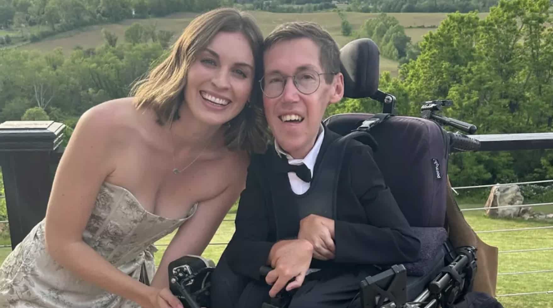 Casal responde a críticos que questionam o casamento, alegando que 'o marido está pagando a ela'