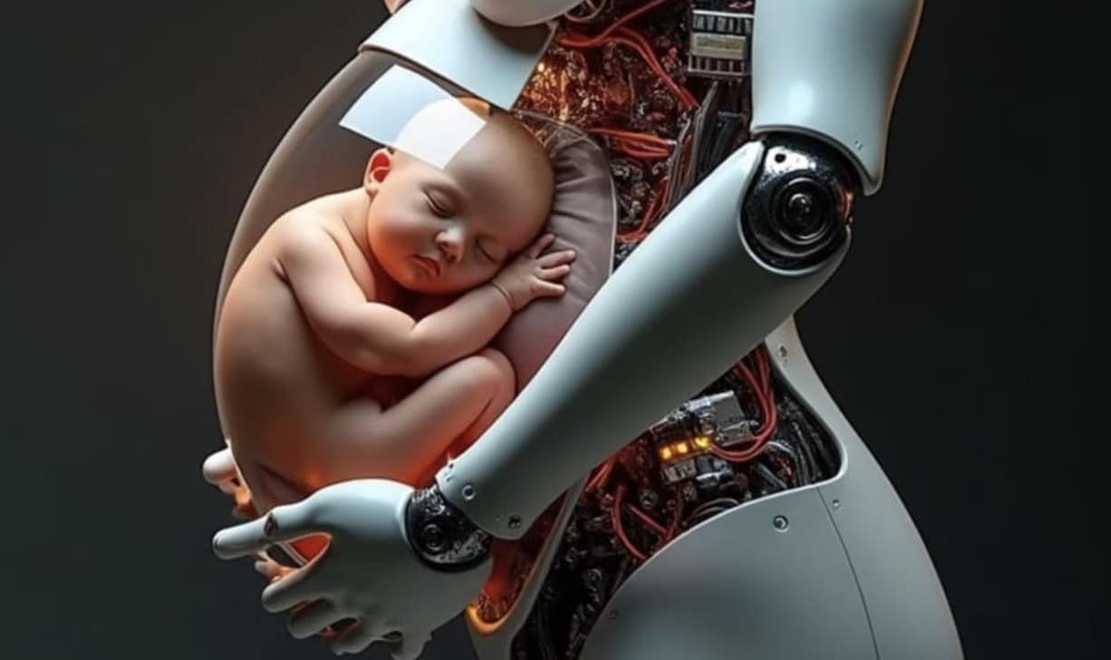 Cientistas desenvolvem o primeiro "robô grávido" do mundo capaz de dar à luz bebês humanos vivos