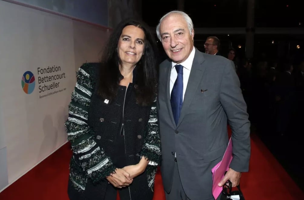 Françoise Bettencourt Meyers e seu marido Jean-Pierre Meyers