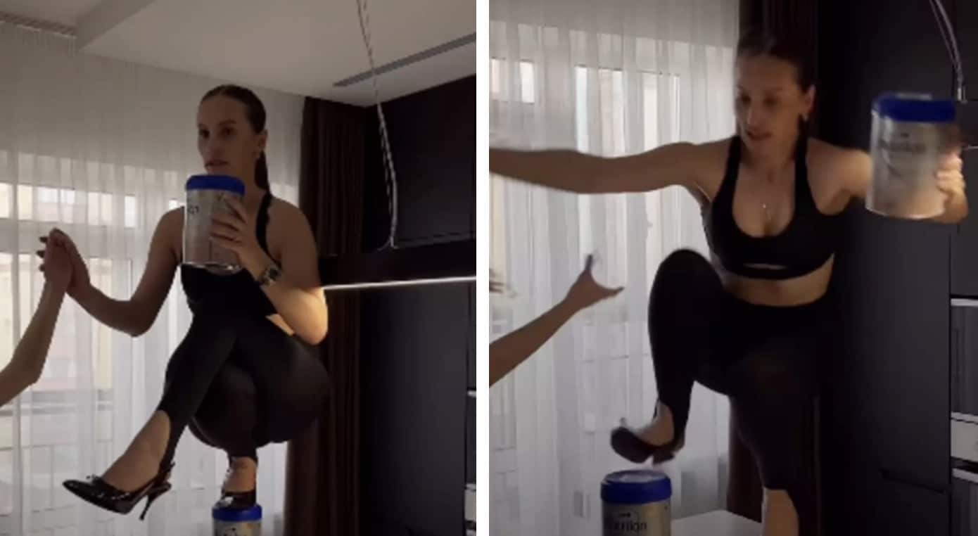 Influenciadora quebra a coluna após tentar desafio viral inspirado em Nicki Minaj