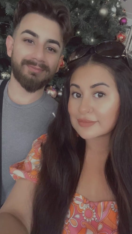 Sophia e seu marido (SWNS)