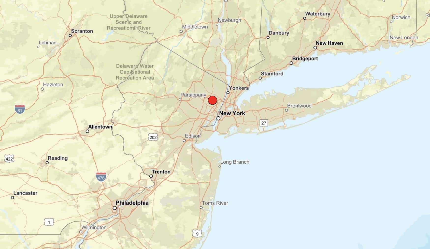 Terremoto de 3.0 atinge Nova York Terremoto atinge Nova York