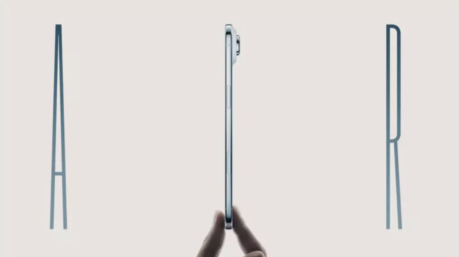 O iPhone Air tem menos de 6 mm de espessura (Apple)