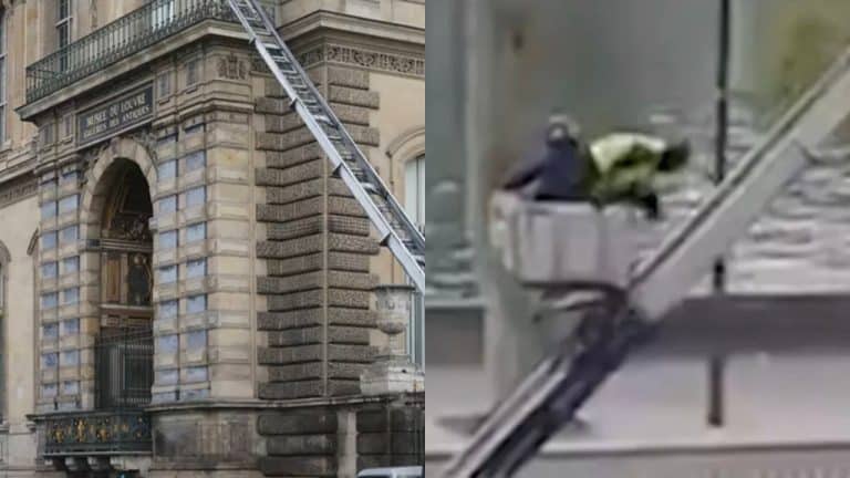 Filmagem impressionante mostra o momento em que ladrões fugiram do Museu do Louvre após roubar itens "inestimáveis"