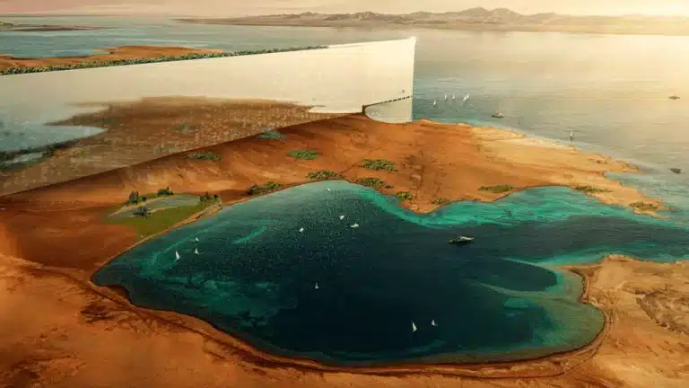 A megacidade futurista de 160 km da Arábia Saudita, "A Linha", enfrenta um grande problema, segundo nova atualização