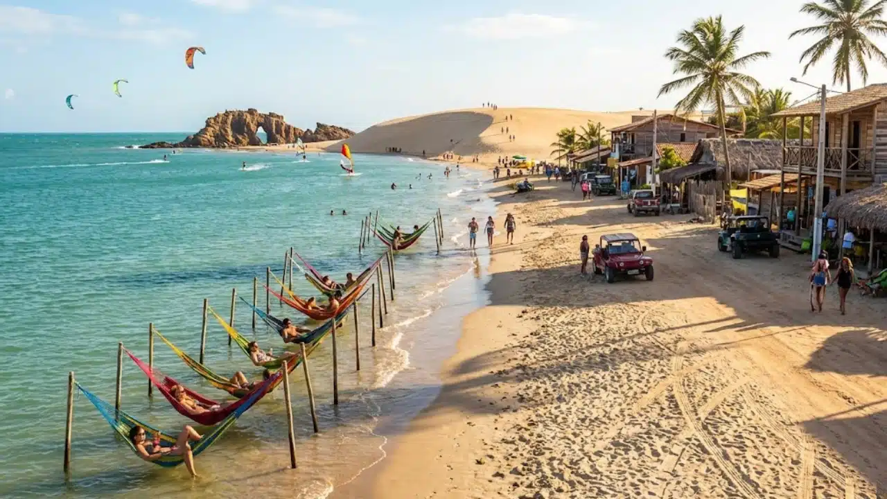Nada de carros: Uma pequena vila sem asfalto no Brasil foi eleita uma das mais belas do mundo Jericoacoara