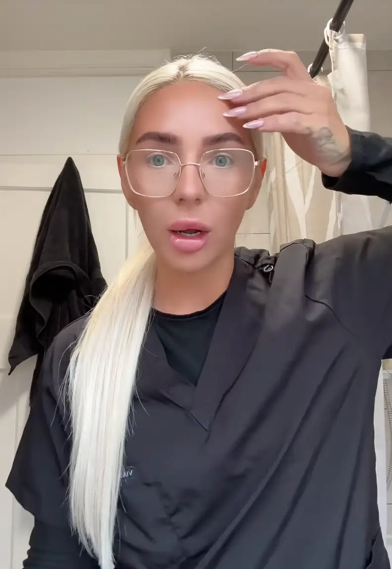Ela falou abertamente sobre o incidente no TikTok. (TikTok/cspooner.25)