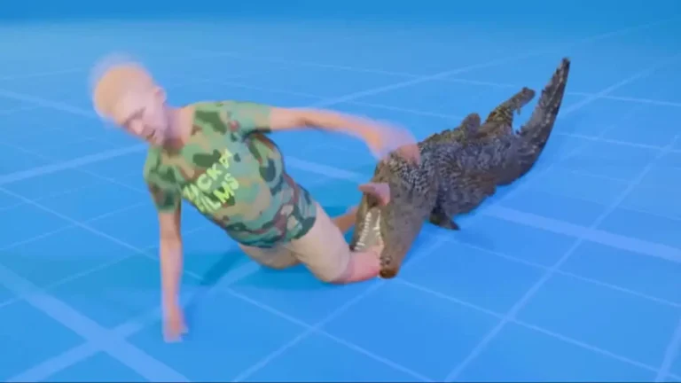 Simulação brutal mostra o "giro da morte" de um crocodilo após Robert Irwin ser atacado por um animal de cerca de 4 metros
