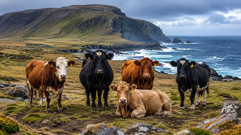 • O que aconteceu com essas cinco vacas em uma ilha remota parece roteiro de ficção científica