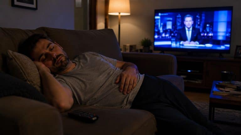 O que significa dormir com a TV ligada, segundo a psicologia?