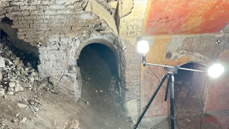 Adolescentes italianos descobriram uma luxuosa residência romana de 1.800 anos escondida sob o ginásio de sua escola